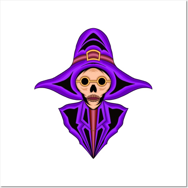 Purple Cool Custom blue grim reaper Wall Art by ryroxtoons